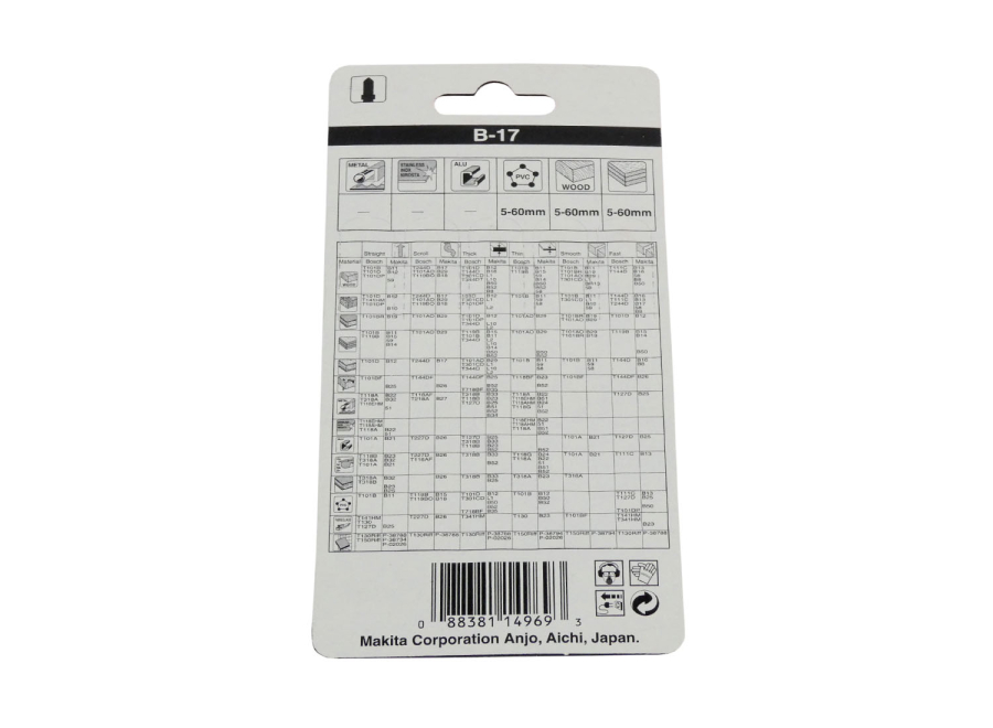 Makita Stichsägeblatt B-17