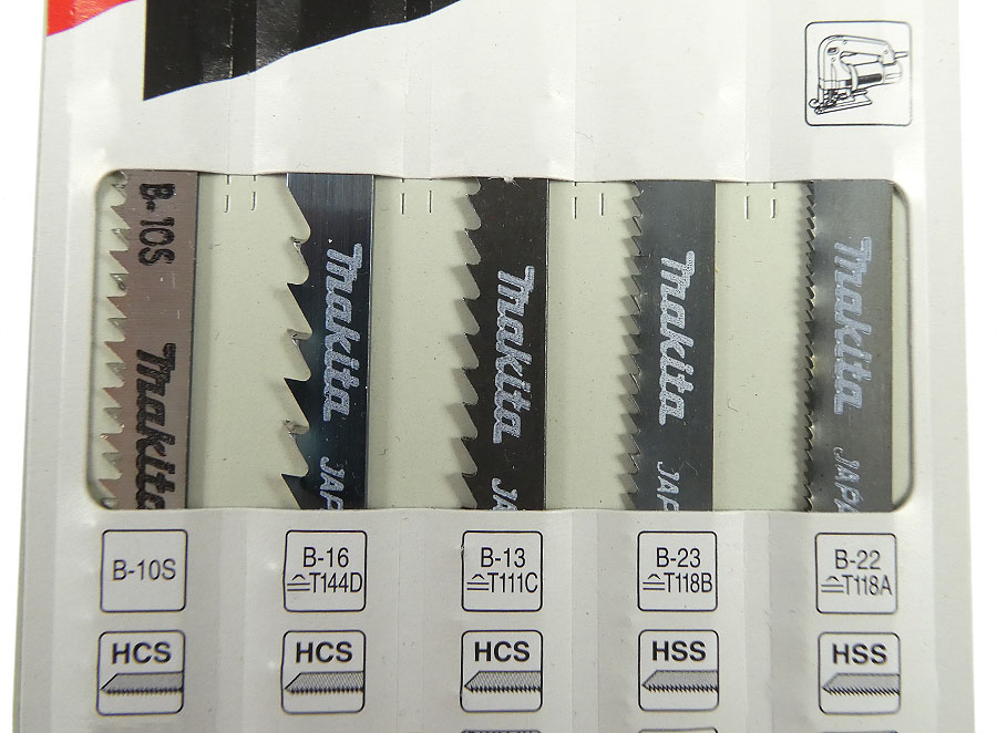 MAKITA Stichsägeblatt-Set 5-teilig, A-86898