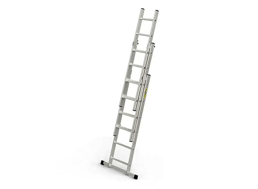 Mehrzweckleiter 3-teilig aus Aluminium