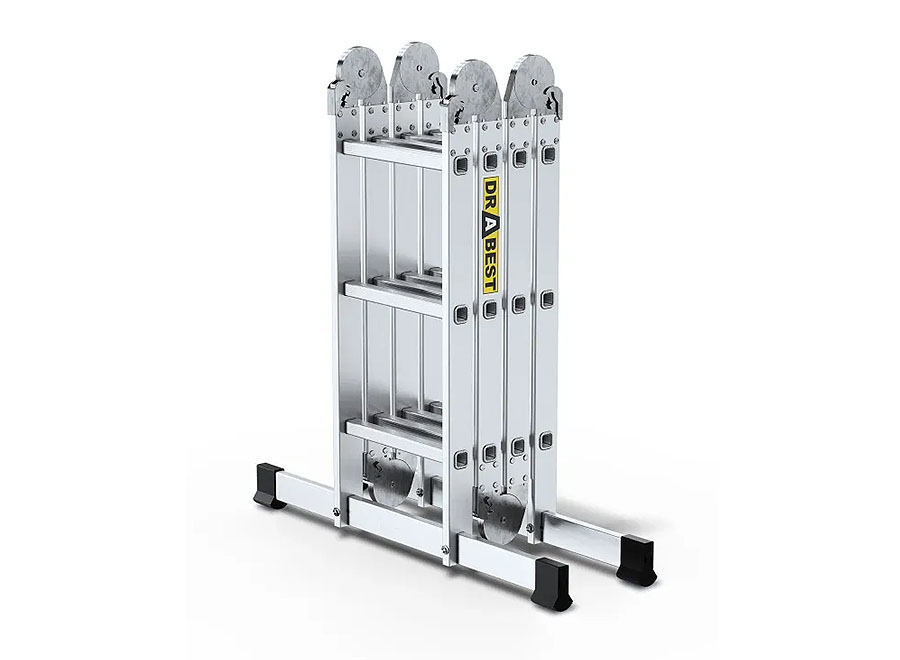 Aluminiumleiter 4in1 4x3 Sprossen 150 kg