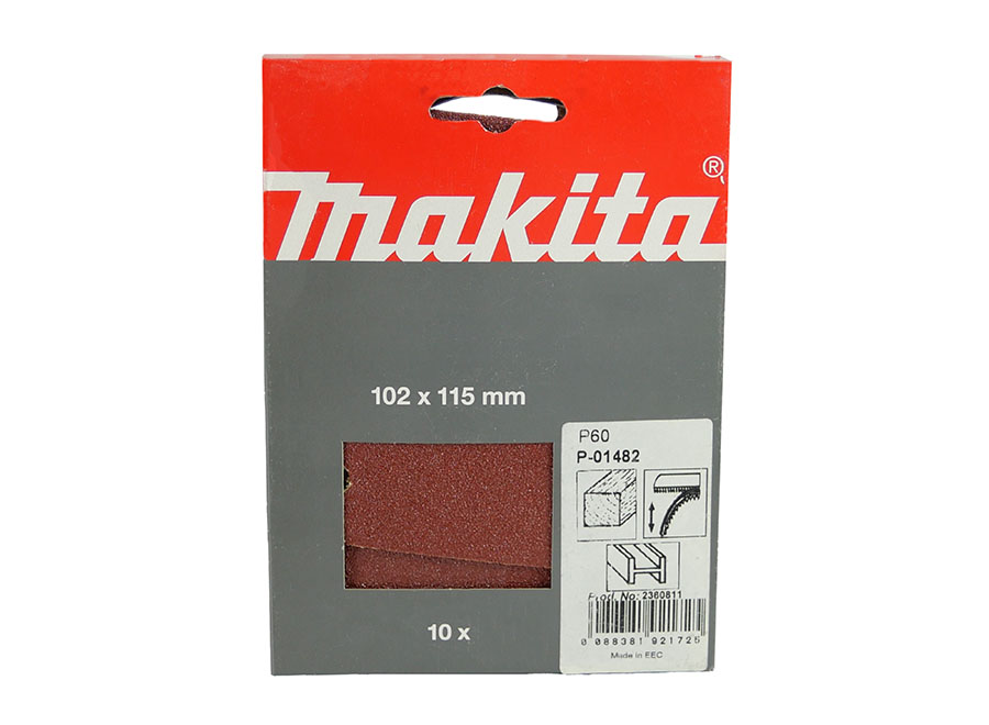 MAKITA Schleifpapier Klett K60 102x115mm P-01482