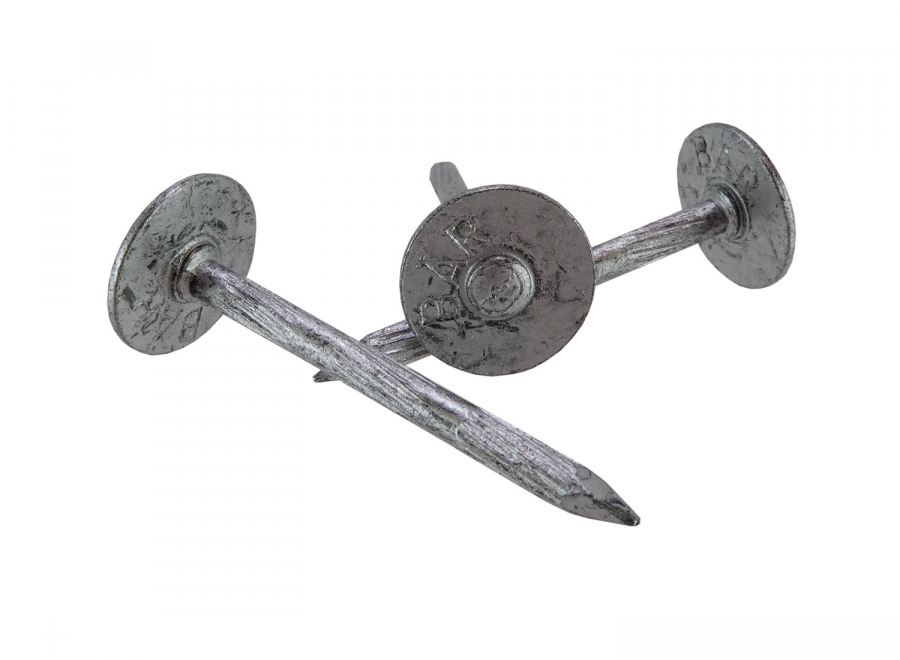 Bär Scheibenkopf Stahlnägel metallisiert