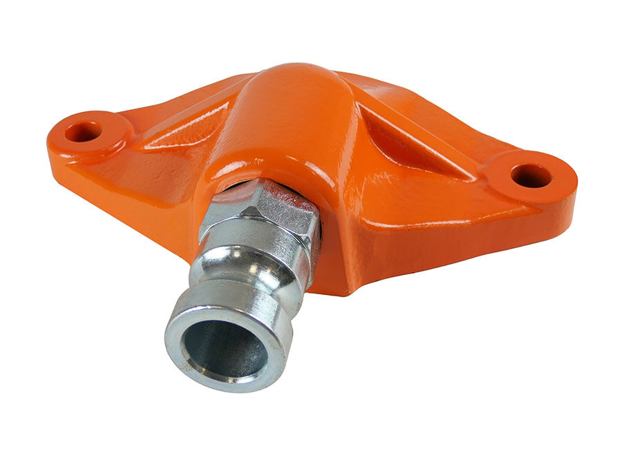 Druckflansch D-Pumpe mit Abgang V-Teil 25