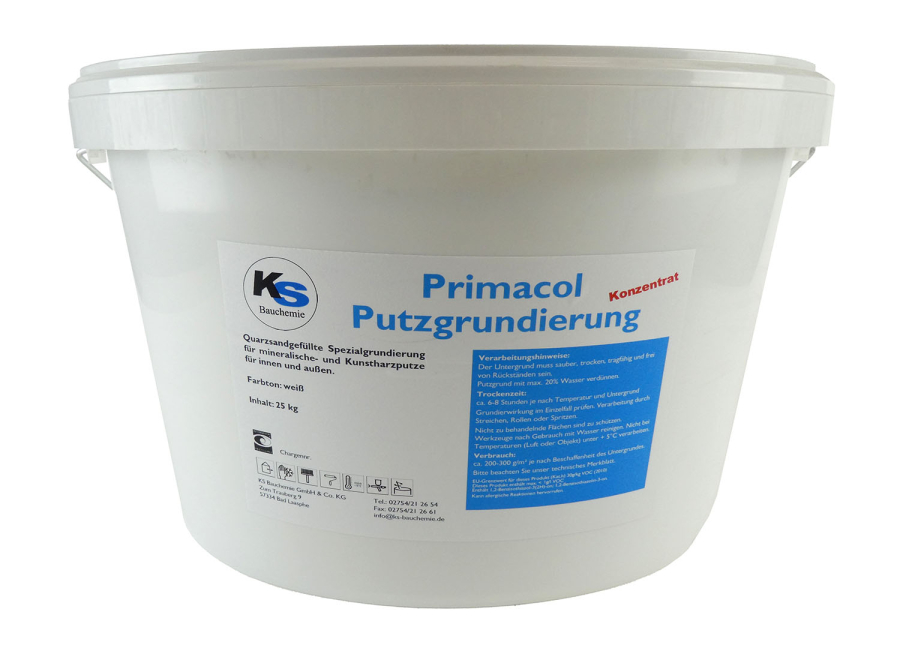 PRIMACOL Putzgrundierung Konzentrat 25 kg Eimer (1 Palette - 12 Eimer)