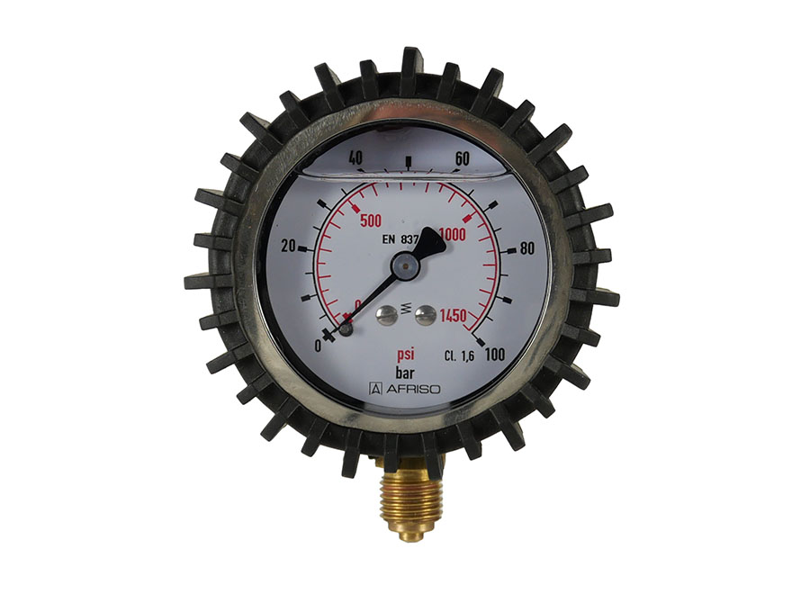 Mörteldruckmanometer für Putzmaschine 0-100 bar glyzeringefüllt