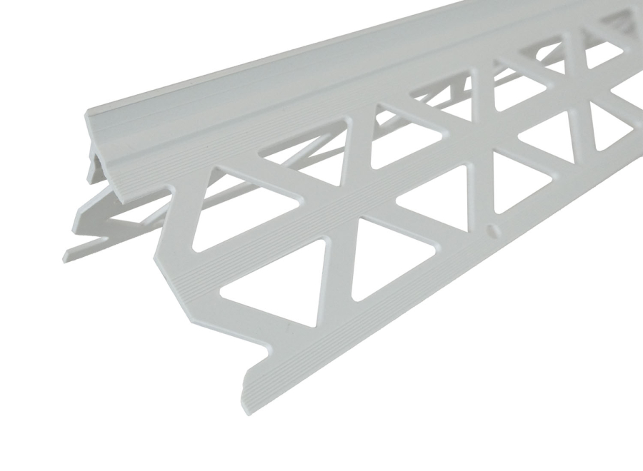 P-H PVC-Kantenschutzprofil 43 x 43 mm Innen- und Außenputz 6 mm x 250 cm - 1 Bund mit 24 Stäben (60 lfm)