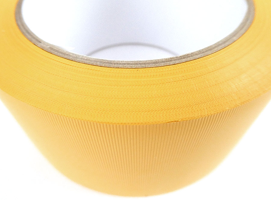 PVC-Schutzband gelb 50 mm x 33 m quergerillt