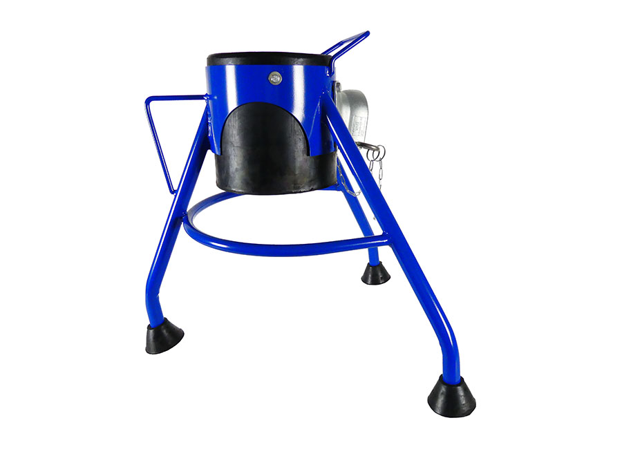 Auslaufbock Stahl mit Adapterplatte NW 65/70