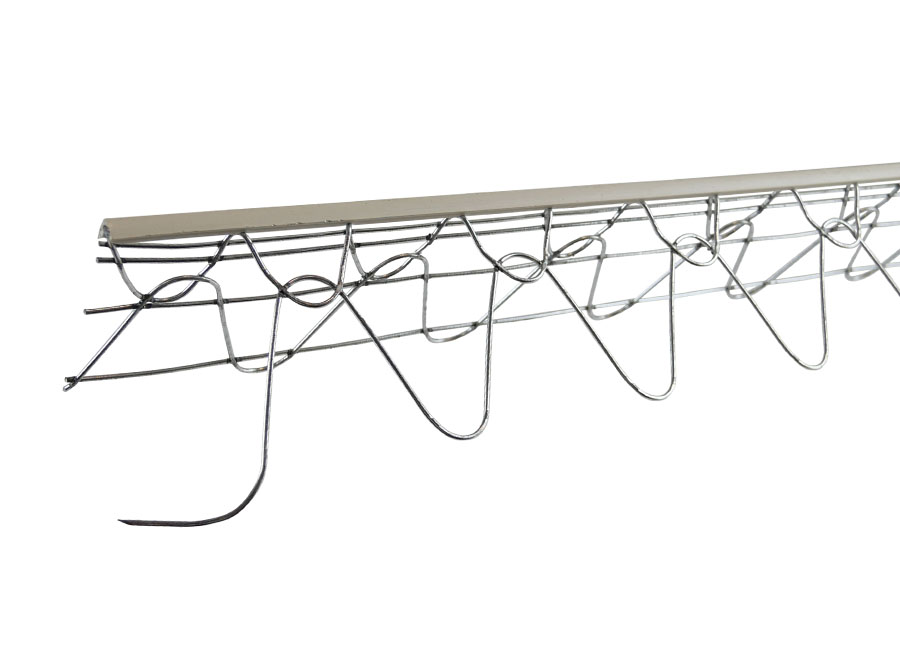 1159 Drahtrichtwinkel für Rundbogen 295cm PVC-Überzug 15mm