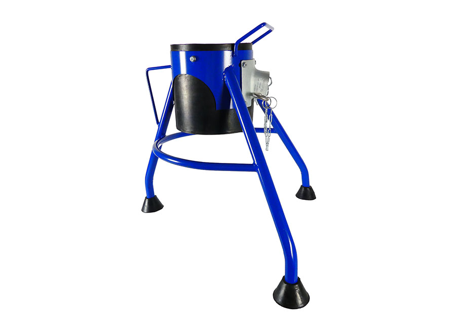 Auslaufbock Stahl mit Adapterplatte NW 50