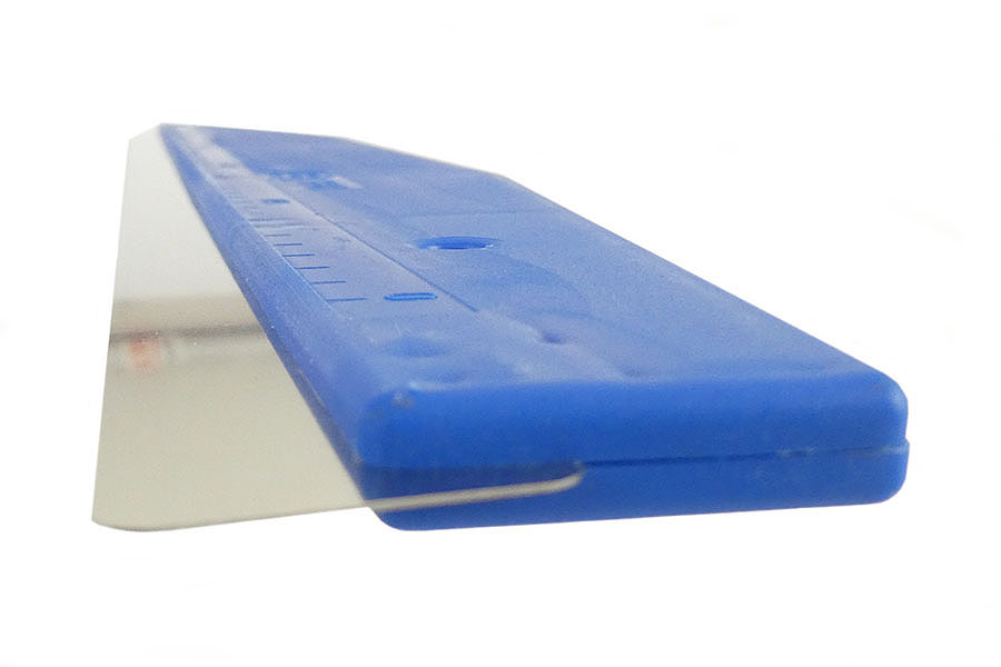 Handwerker3000® Tapezierschiene Schneidelineal blau 575 mm