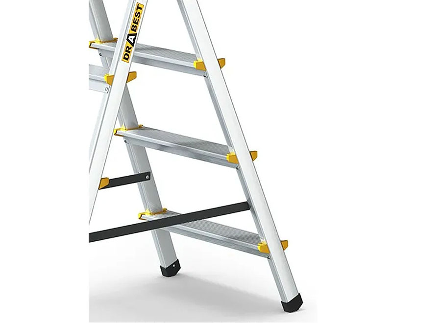 PRO-Aluminium-Klappleiter doppelseitig 150kg
