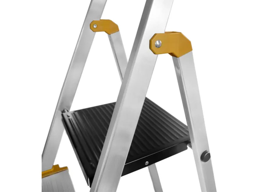 Einseitige Trittleiter / Aluminiumleiter mit breiten Stufen