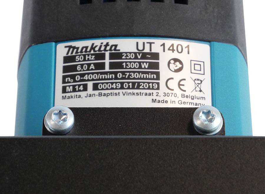 MAKITA Rührgerät UT1401 2-Gang-Getriebe