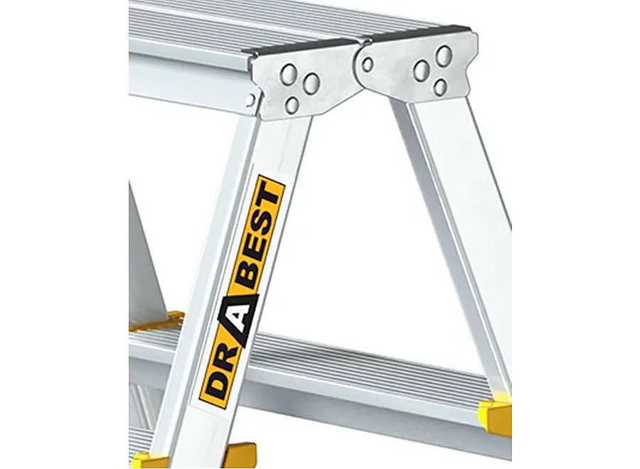 PRO-Aluminium-Klappleiter doppelseitig 150kg