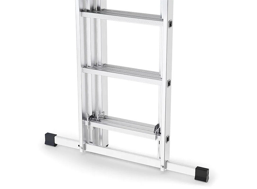 Mehrzweckleiter 3-teilig aus Aluminium