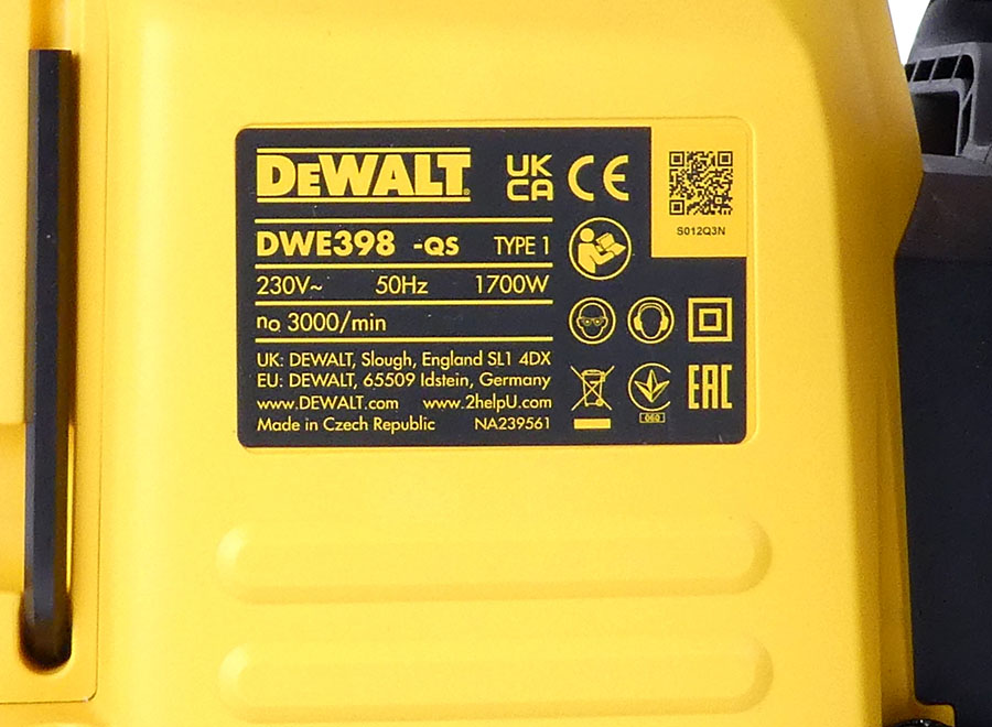 DWE398-QS Spezialsäge 430mm 1700W