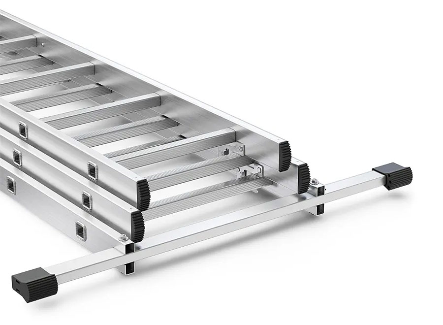 Mehrzweckleiter 3-teilig aus Aluminium