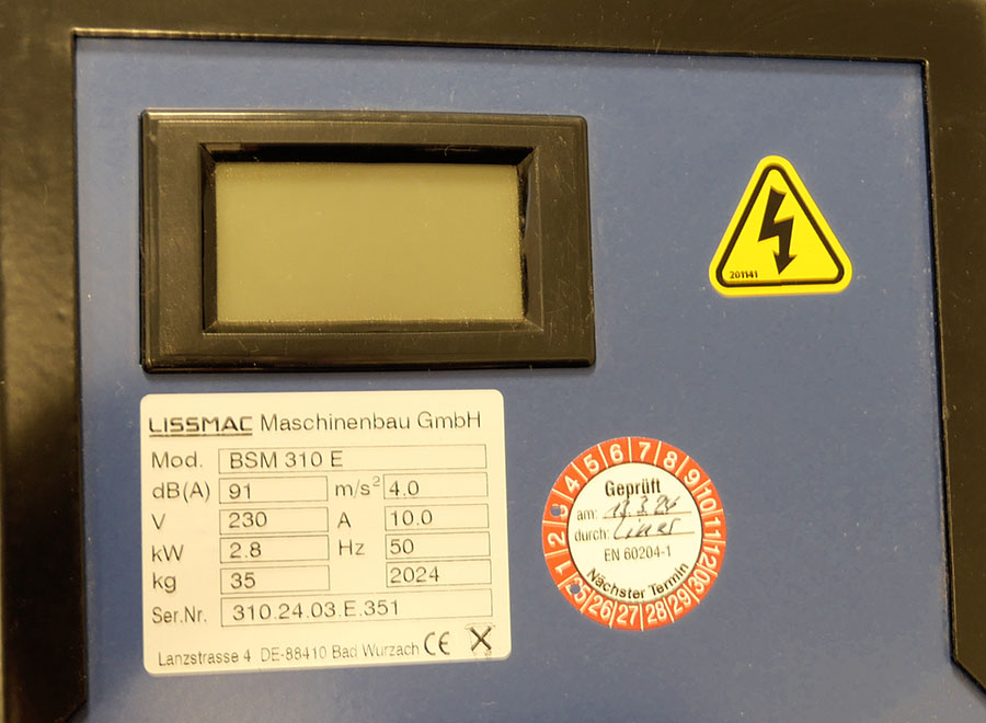 BSM 310 E Bodenschleifmaschine