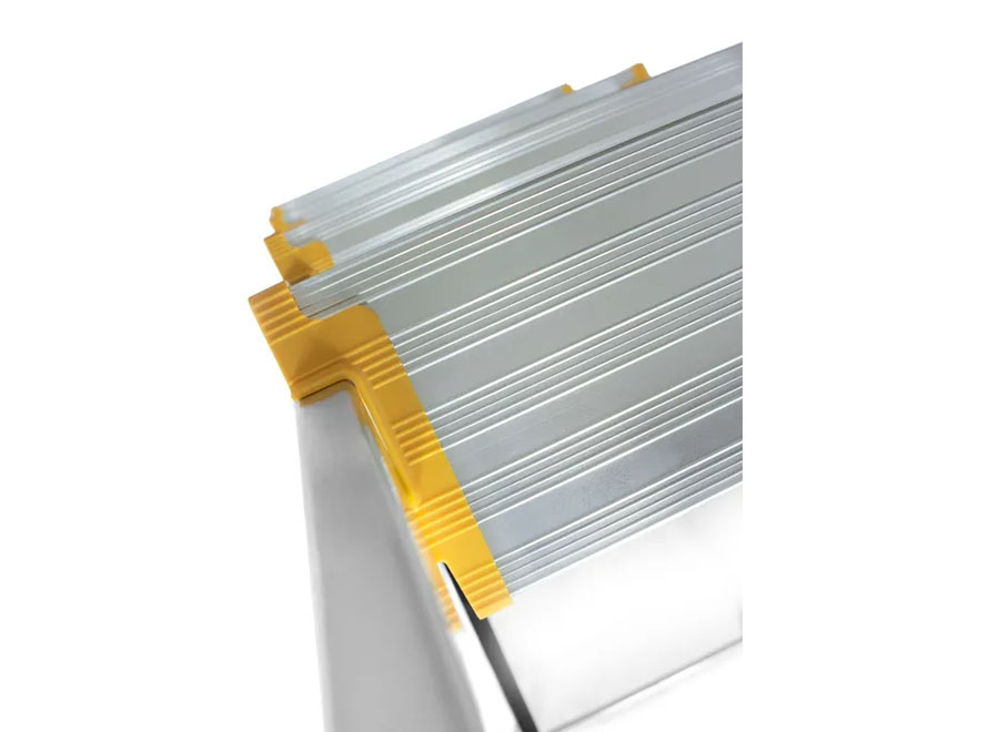 Einseitige Trittleiter / Aluminiumleiter mit breiten Stufen