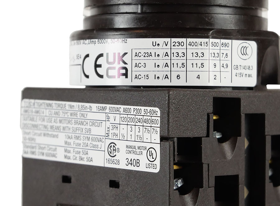 T0-3-15433/E Umschalter HAND-0-AUTO, Einbau