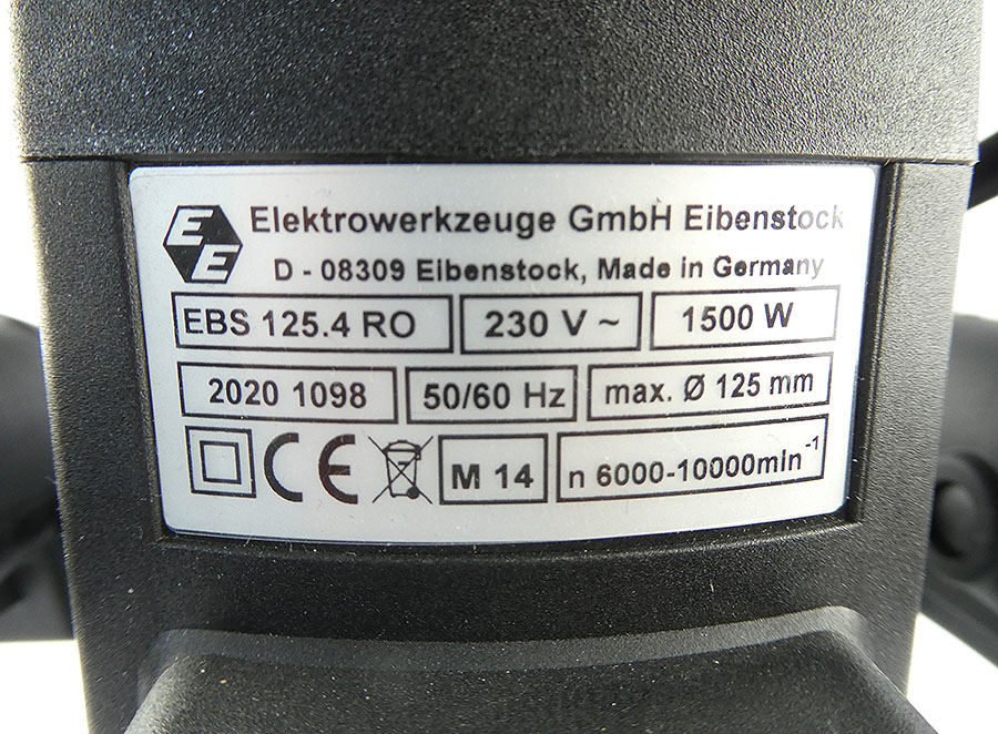 EIBENSTOCK Betonschleifer EBS 125.4 RO